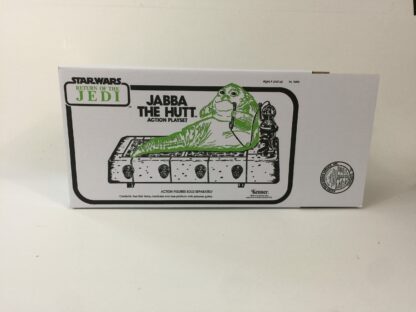 Replacement Vintage Star Wars The Return Of The Jedi line art Jabba The Hutt Action Playset box