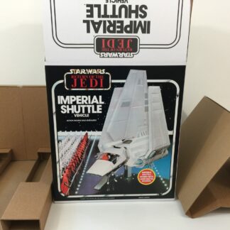 Replacement Vintage Star Wars The Return Of The Jedi Palitoy Imperial Shuttle box and inserts