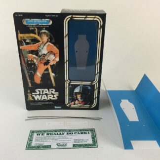 Custom Vintage Star Wars 12" Luke Skywalker X-Wing Pilot box and inserts for modern figure