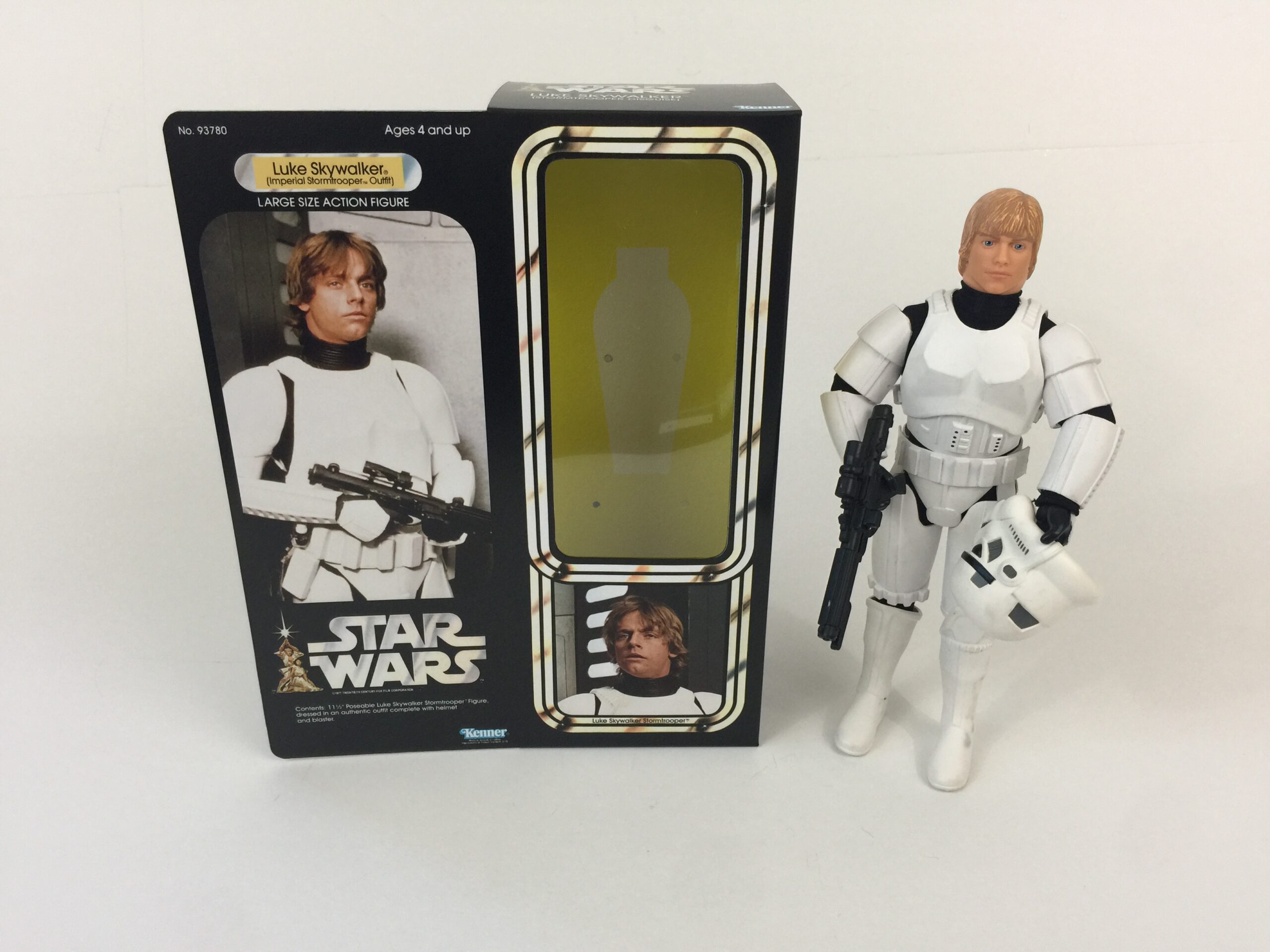 Custom Vintage Wars 12" Luke Skywalker Stormtrooper Disguise and inserts for the modern figure - Replicator Boxes and Inserts