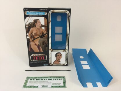 Custom Vintage Star Wars The Return Of The Jedi 12" Princess Leia Slave box and inserts