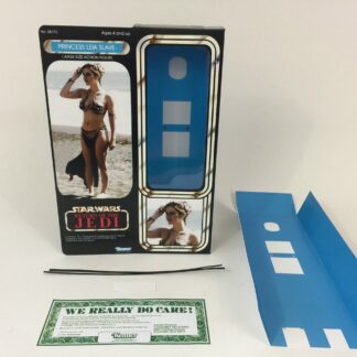 Custom Vintage Star Wars The Return Of The Jedi 12" Princess Leia Slave box and inserts