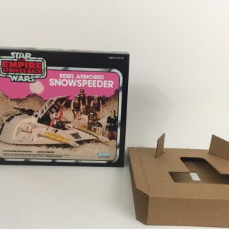 Replacement Vintage Star Wars Kenner The Empire Strikes Back Snowspeeder pink box and inserts