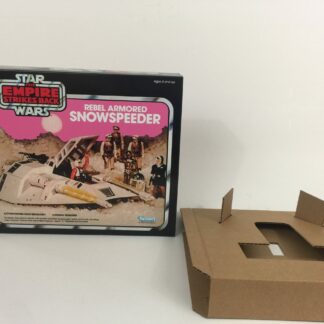 Replacement Vintage Star Wars Kenner The Empire Strikes Back Snowspeeder pink box and inserts