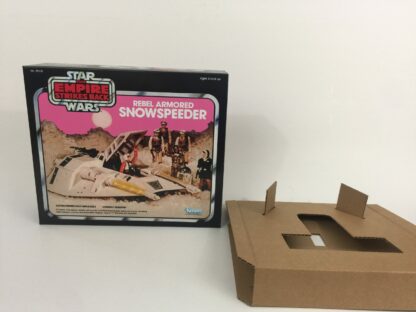 Replacement Vintage Star Wars Kenner The Empire Strikes Back Snowspeeder pink box and inserts