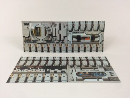 Replacement Vintage Star Wars Kenner Death Star wall panels x 2