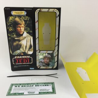 Custom Vintage Star Wars The Return Of The Jedi 12" Luke Skywalker Battle Poncho box and inserts modern figure