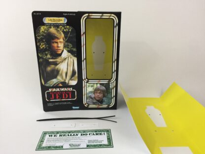 Custom Vintage Star Wars The Return Of The Jedi 12" Luke Skywalker Battle Poncho box and inserts modern figure