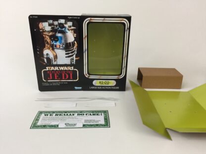 Custom Vintage Star Wars The Return Of The Jedi 12" R2-D2 Jabba Sail Barge box and inserts