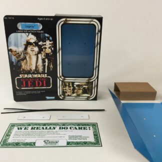 Custom Vintage Star Wars The Return Of The Jedi 12" Logray Ewok box and inserts