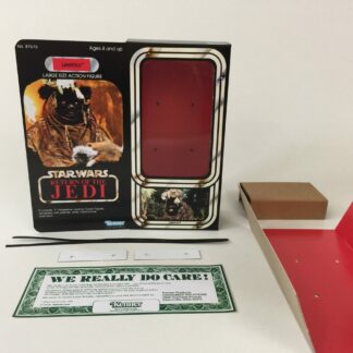 Custom Vintage Star Wars The Return Of The Jedi 12" Leektar Ewok box and inserts