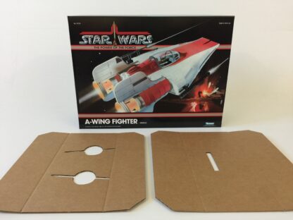 Reproduction Vintage Star Wars Prototype The Power Of The Force A-Wing box and inserts