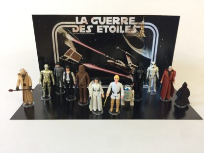 Replacement Vintage Star Wars La Guerre Des Etoiles first 12 display backdrop