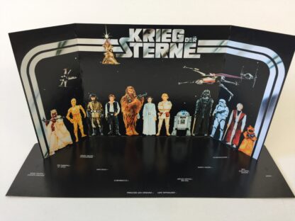 Reproduction Vintage Star Wars prototype Kreig Der Sterne first 12 display backdrop - Image 4