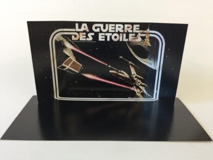 Replacement Vintage Star Wars La Guerre Des Etoiles first 12 display backdrop