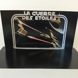 Replacement Vintage Star Wars La Guerre Des Etoiles first 12 display backdrop