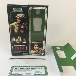 Custom Vintage Star Wars The Return Of The Jedi 12" Princess Leia Combat Poncho box and inserts