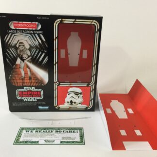 Reproduction Vintage Star Wars The Empire Strikes Back 12" Prototype Stormtrooper box and inserts