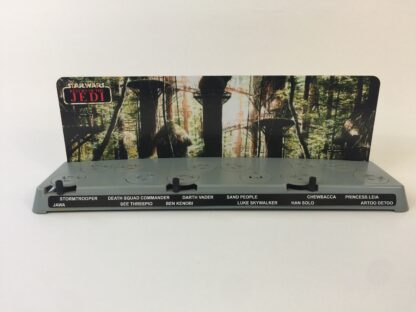 Custom Vintage Star Wars The Return Of The Jedi Ewok Village display backdrop diorama scene for use with grey or stand alone