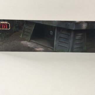 Custom Vintage Star Wars The Return Of The Jedi Endor Bunker display backdrop diorama scene for use with grey or stand alone