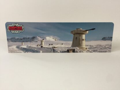 Custom Vintage Star Wars The Empire Strikes Back Turret display backdrop diorama scene for use with grey or stand alone