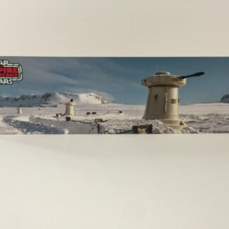 Custom Vintage Star Wars The Empire Strikes Back Turret display backdrop diorama scene for use with grey or stand alone