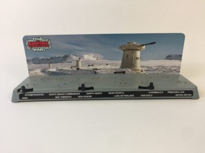 Custom Vintage Star Wars The Empire Strikes Back Turret display backdrop diorama scene for use with grey or stand alone