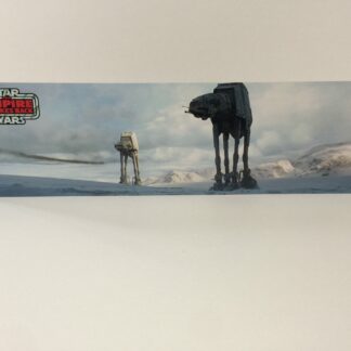 Custom Vintage Star Wars The Return Of The Empire Strikes Back AT-At display backdrop diorama scene B for use with grey or stand alone