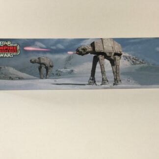 Custom Vintage Star Wars The Return Of The Empire Strikes Back AT-At display backdrop diorama scene A for use with grey or stand alone