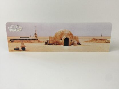 Custom Vintage Star Wars Lars Homstead display backdrop diorama scene B for use with grey or stand alone