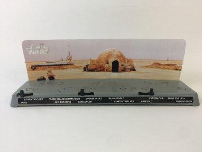 Custom Vintage Star Wars Lars Homstead display backdrop diorama scene B for use with grey or stand alone