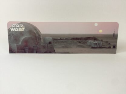 Custom Vintage Star Wars Lars Homstead display backdrop diorama scene for use with grey or stand alone