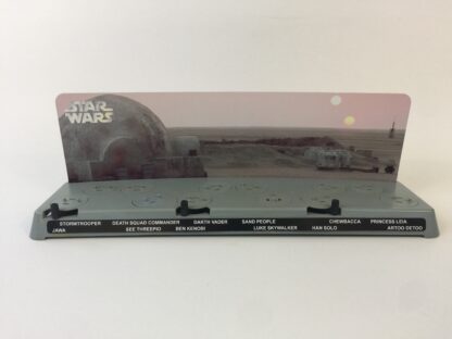 Custom Vintage Star Wars Lars Homstead display backdrop diorama scene for use with grey or stand alone