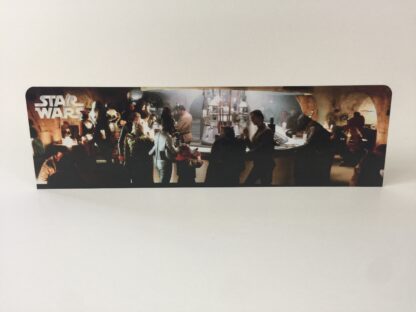 Custom Vintage Star Wars Mos Eisley Cantina Bar display backdrop diorama scene B for use with grey or stand alone