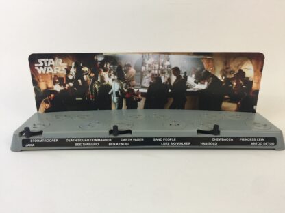 Custom Vintage Star Wars Mos Eisley Cantina Bar display backdrop diorama scene B for use with grey or stand alone