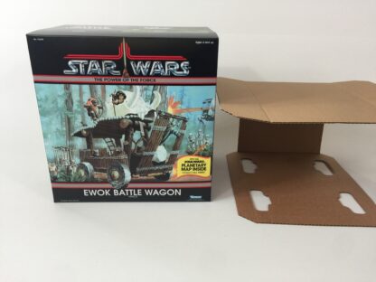 Replacement Vintage Star Wars The Power Of The Force Ewok Battle Wagon box and insert