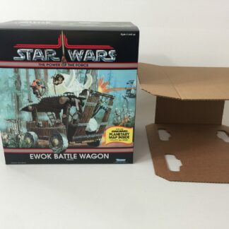 Replacement Vintage Star Wars The Power Of The Force Ewok Battle Wagon box and insert