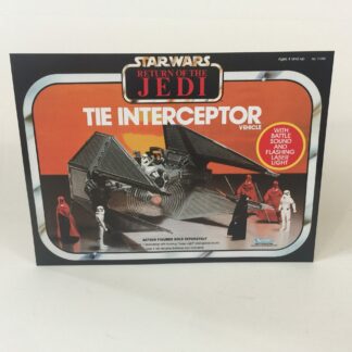 Vintage Star Wars The Return Of The Jedi Tie Interceptor box front only
