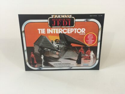 Vintage Star Wars The Return Of The Jedi Tie Interceptor box front only