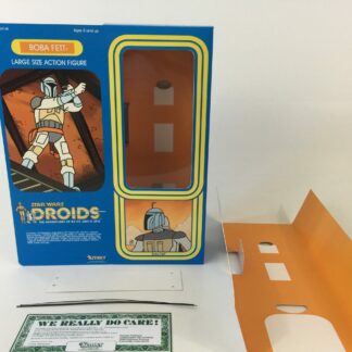 Custom Vintage Star Wars Droids 12" Boba Fett box and inserts