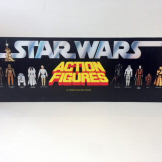 Reproduction Vintage Star Wars First 12 Figures shop store display 36" x 12" double sided