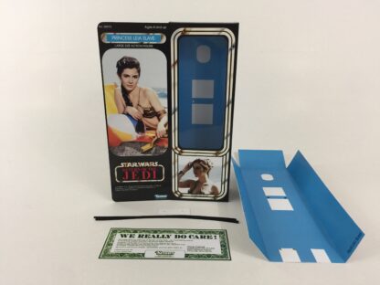 Custom Vintage Star Wars The Return Of The Jedi 12" Princess Leia Slave box and inserts Rolling Stone Magazine Photoshoot