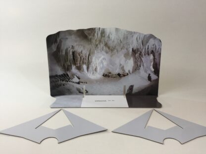 Custom Vintage Star Wars The Empire Strikes Back Wampa Cave backdrop and supports