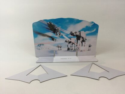 Custom Vintage Star Wars The Empire Strikes Back AT-AT scene backdrop and supports
