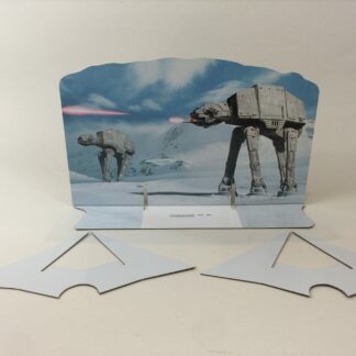 Custom Vintage Star Wars The Empire Strikes Back AT-AT scene 2 backdrop and supports
