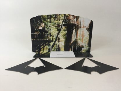 Custom Vintage Star Wars The Return Of The Jedi Ewok Village backdrop and supports