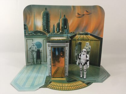 Custom Vintage Star Wars The Empire Strikes Back 6" Black Series Rescaled Cloud City backdrop for diorama display