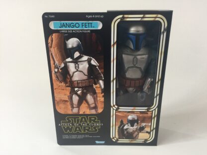Custom Vintage Star Wars 12" Attack Of The Clones Jango Fett box and inserts