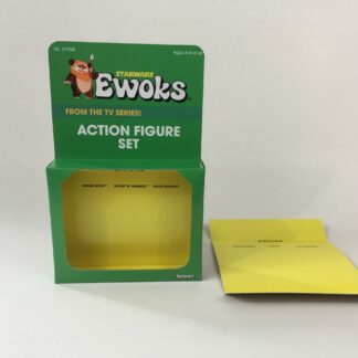 Vintage Star Wars Ewoks custom 3-Pack box and inserts