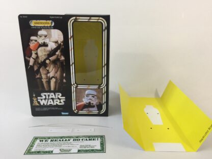 Custom Vintage Star Wars 12" Sandtrooper box and inserts